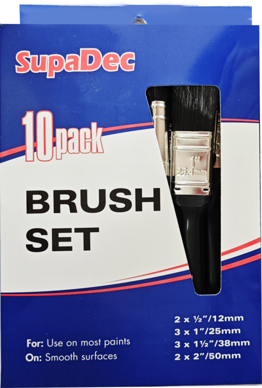 SupaDec Brush Set 10 Pack