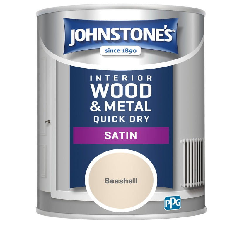 Johnstones Quick Dry Satin 750ml Seashell