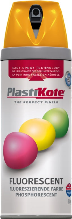 PlastiKote Fluorescent Spray Paint Orange - 400ml