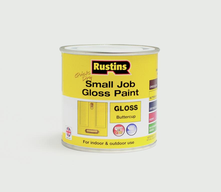 Rustins Quick Dry Small Job Gloss 250ml Buttercup