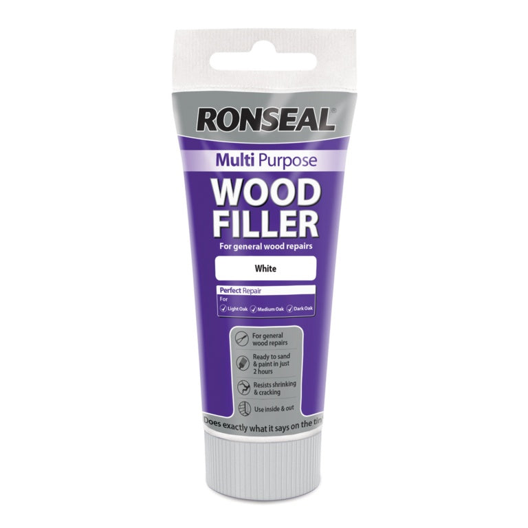Ronseal Multi Purpose Wood Filler 100g White