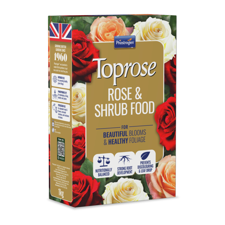Toprose Rose & Shrub Feed 1kg Carton
