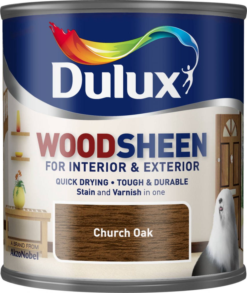 Dulux Woodsheen 250ml Church Oak