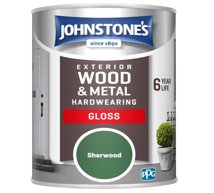 Johnstones Exterior Hardwearing Gloss 750ml Sherwood
