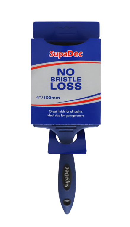 SupaDec No Bristle Loss Brush 4" / 100mm
