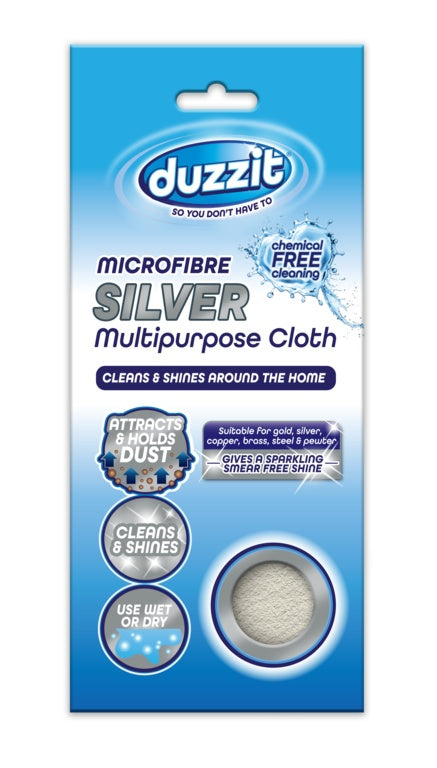 Microfibre Silver Polishing Cloth
