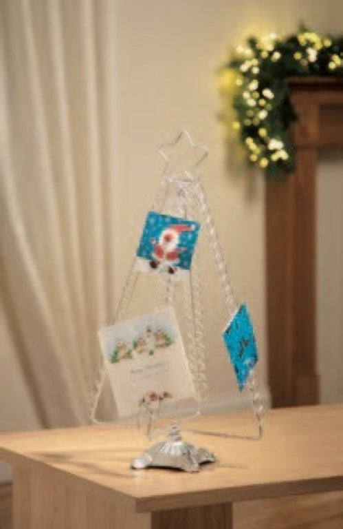 Premier Metal Card Holder Silver 50cm