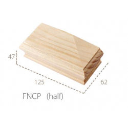 Cheshire Mouldings Flat Newel Cap Half Pine