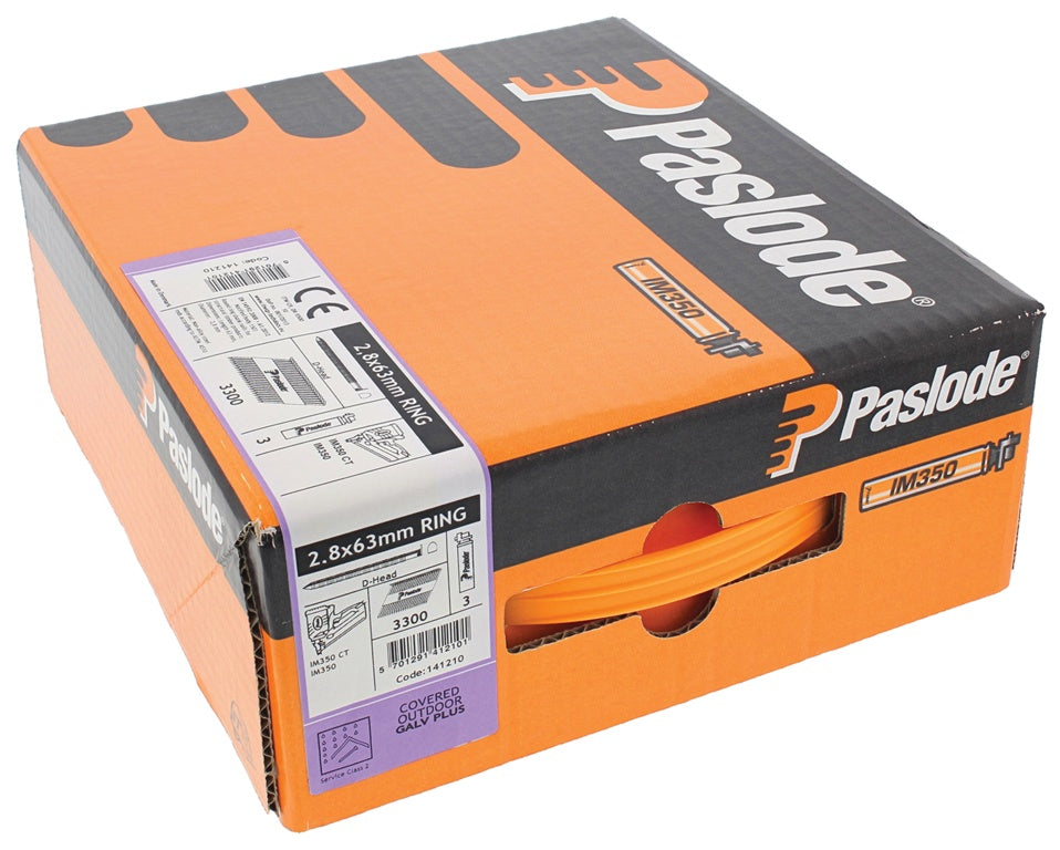 Paslode Ring Elgv Nails 63 X 2.8