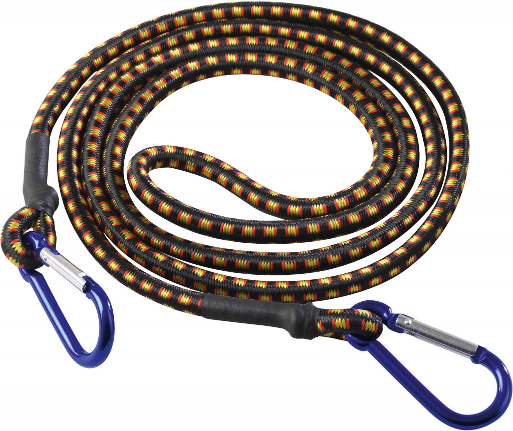 SupaTool Bungee Cord with Carabiner Hooks 600mm x 8mm