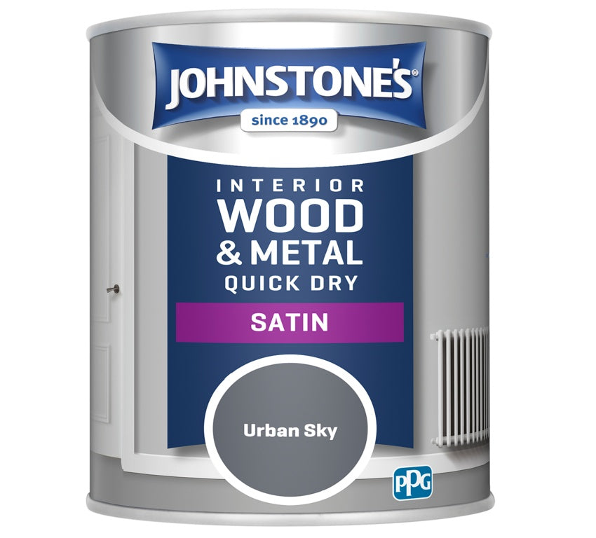 Johnstones Quick Dry Satin 750ml Urban Sky