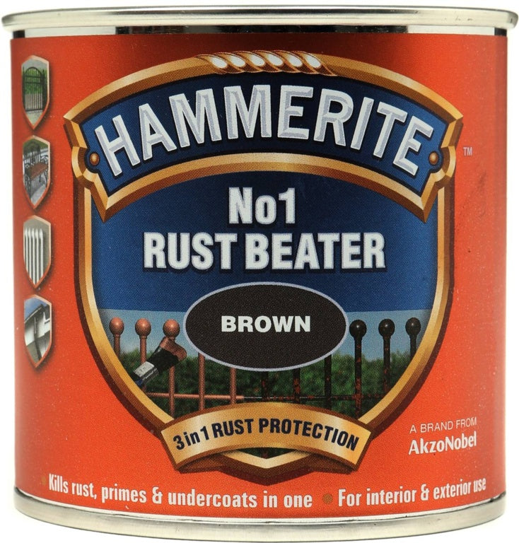 Hammerite No.1 Rustbeater 250ml Brown