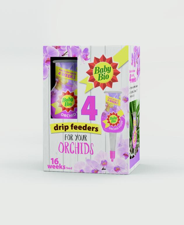 Baby Bio Orchid Drip Feeders 4 x 40ml