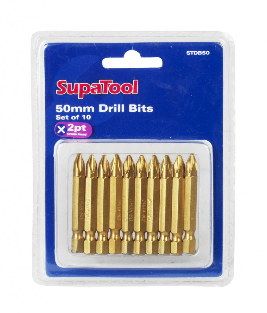 SupaTool Drill Bit 50mm 10 Pack