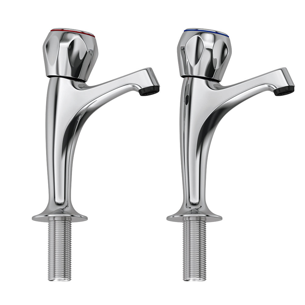 SupaPlumb Standard Sink Taps H: 158mm D: 108mm Diameter: 43mm