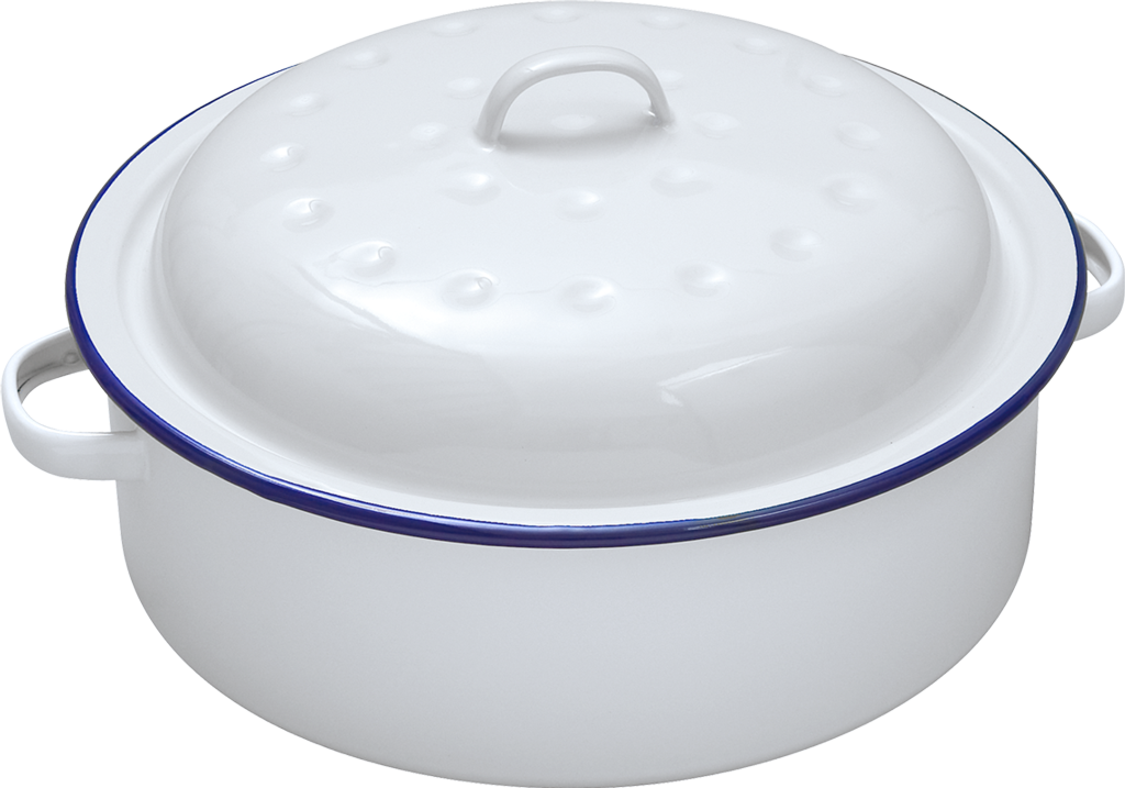 Falcon Falcon Roaster Round - Traditional White 20cm x 8.5D
