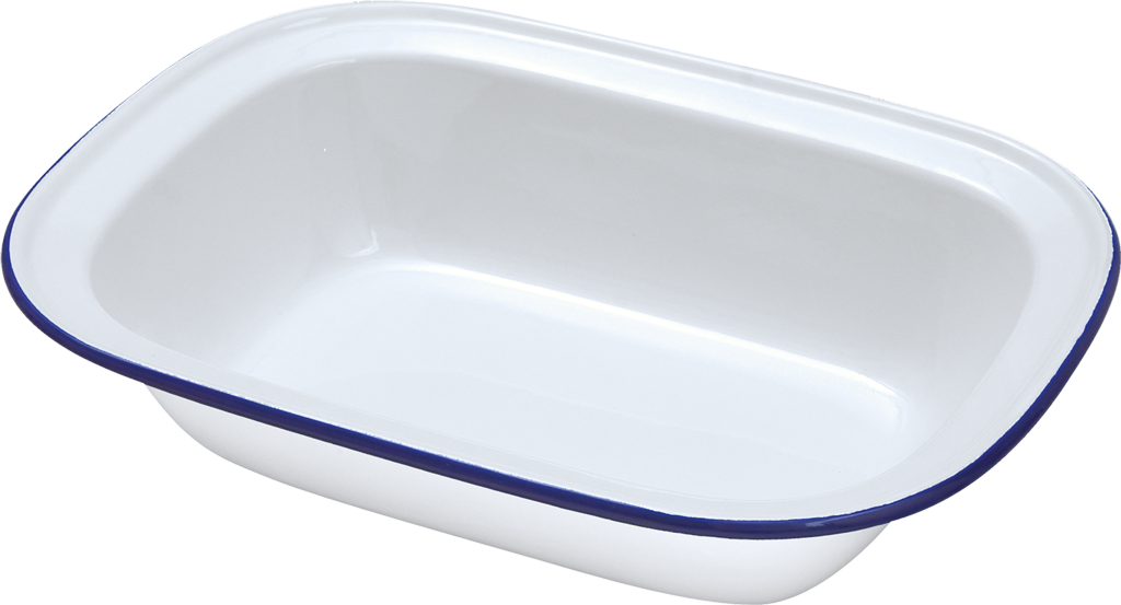 Falcon Oblong Pie Dish - Traditional White 24cm x 18cm x 5.5D