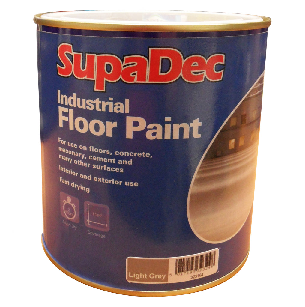 SupaDec Industrial Floor Paint 1L Light Grey