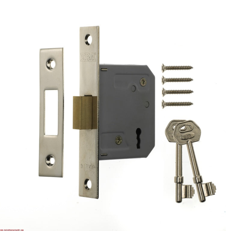 Era 3 Lever Deadlock 3" Chrome Effect Chrome Eff 76mm
