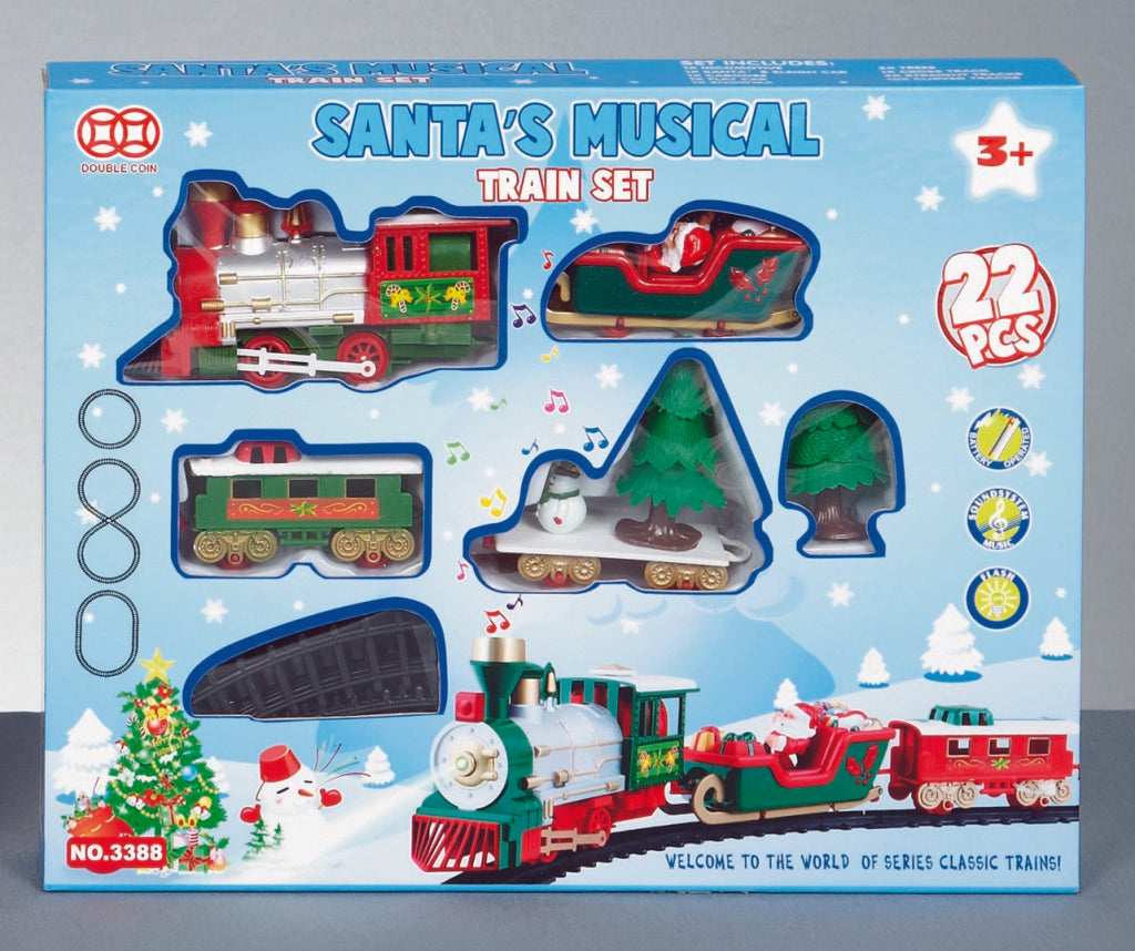 Premier Christmas Train Set With Music - Jingle Bells 22 Piece