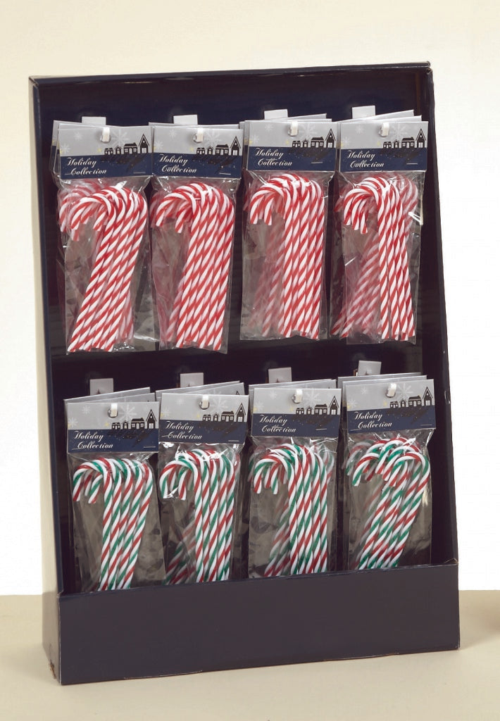 Premier Candy Cane Counter Top Display Unit 13cm 2 Assorted