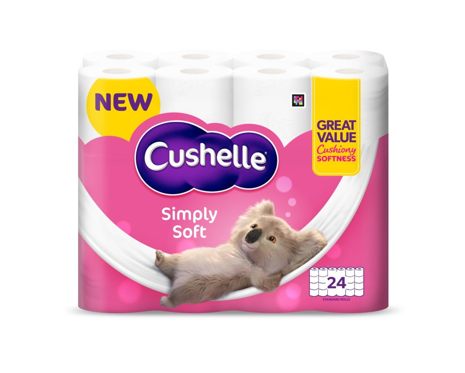 Cushelle Toilet Roll 24 Pack