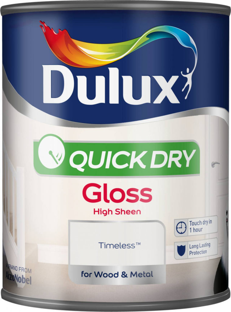 Dulux Quick Dry Gloss 750ml Timeless