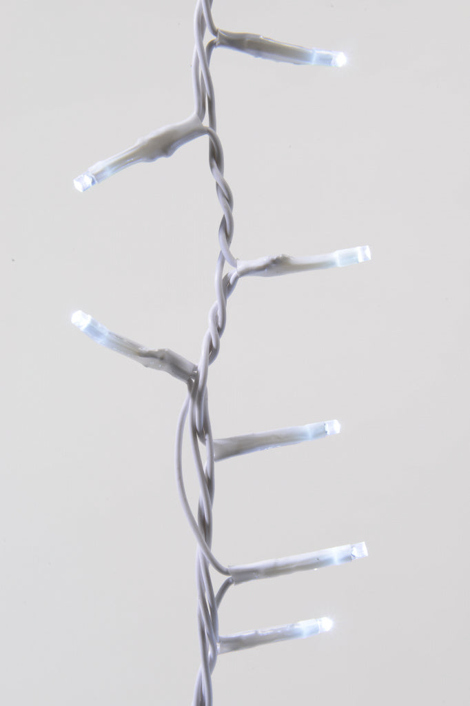 Lumineo 1000 LED Compact Twinkle Lights Cool White/White