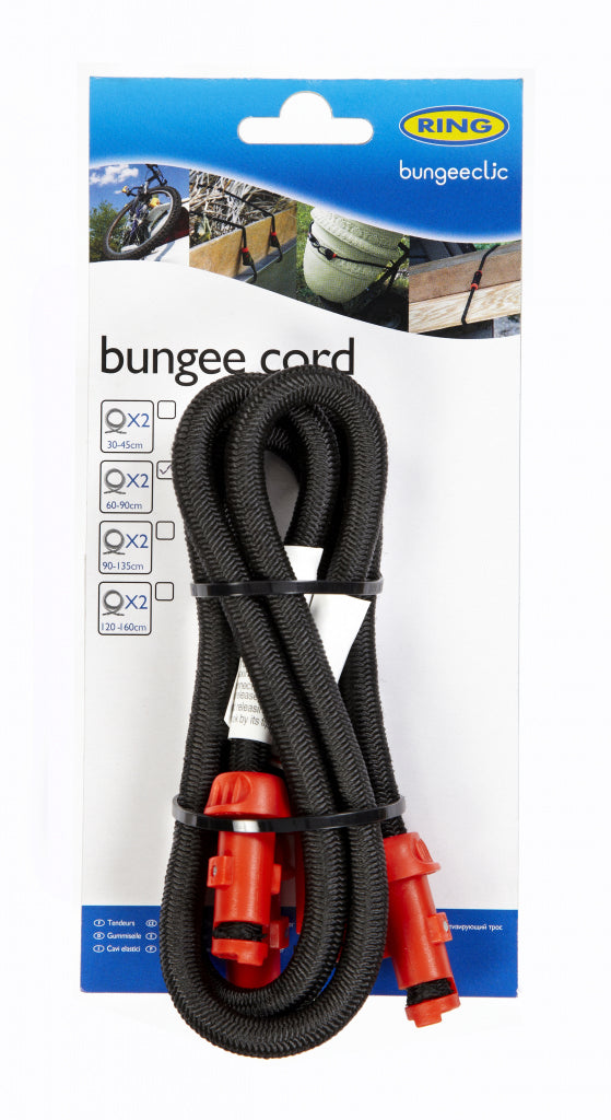 Ring Bungee Clic Cords Twin Pack 60cm