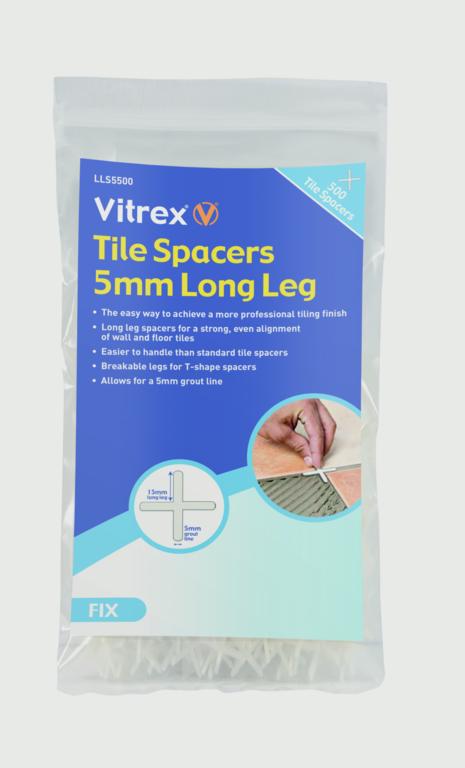 Vitrex Long Leg Tile Spacers 5x500