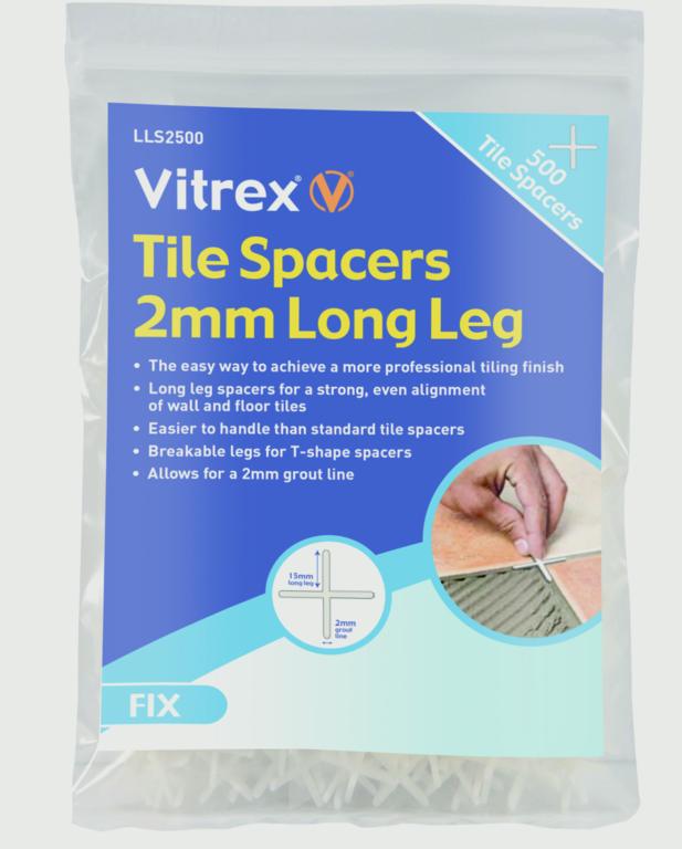 Vitrex Long Leg Tile Spacers 2x500