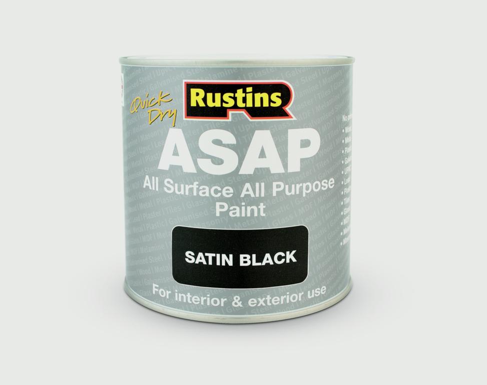 Rustins ASAP All Surface All Purpose 500ml Black