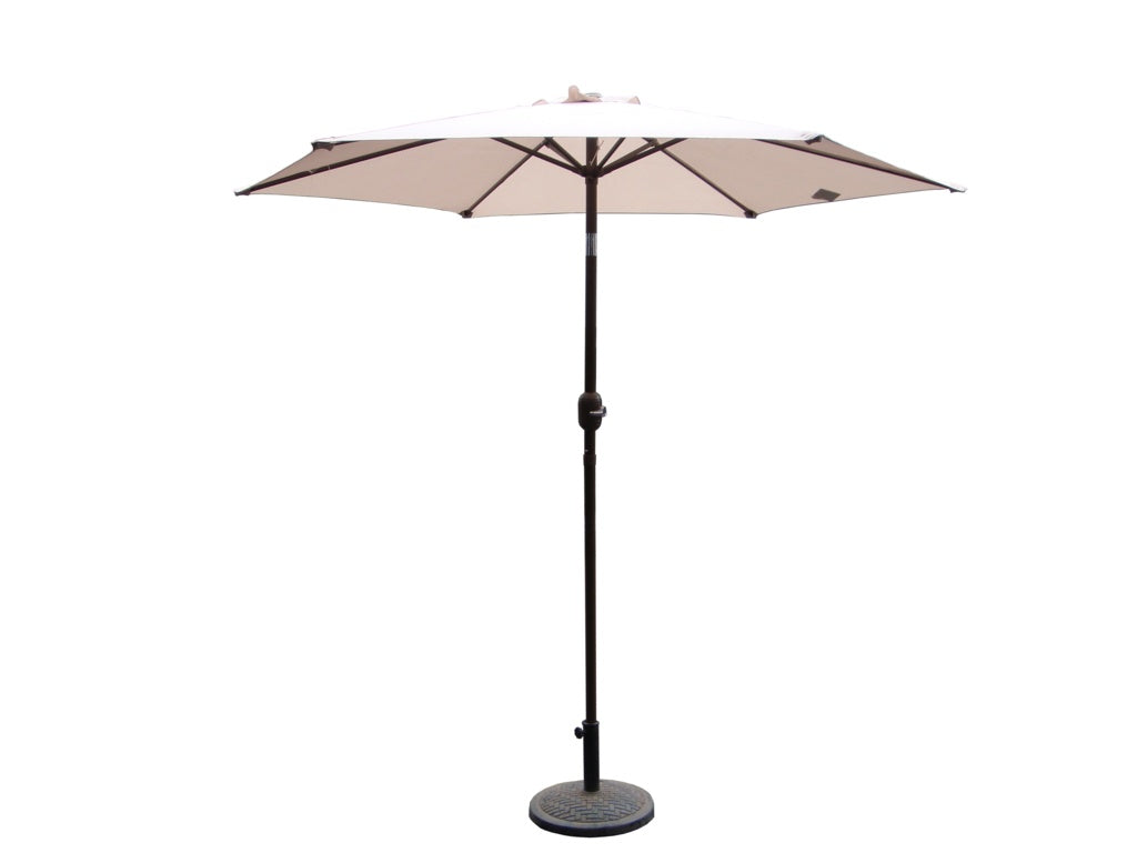 Pagoda 3m Crank & Tilt Parasol Beige