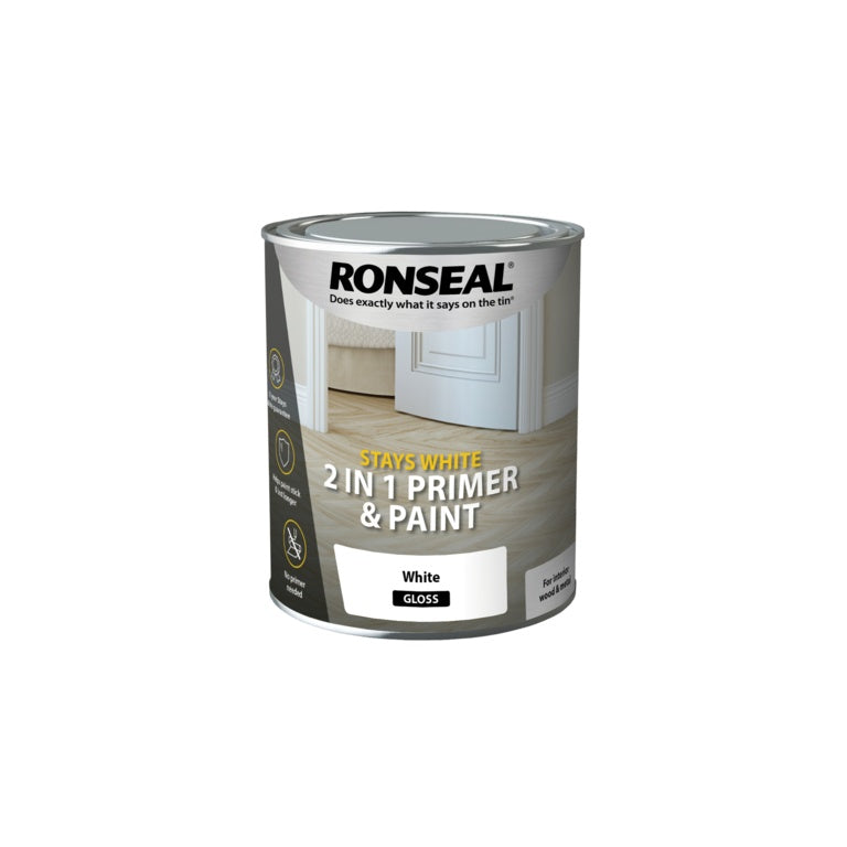 Stay White 2in1 Primer & Paint 750ml