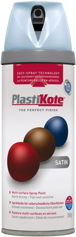 PlastiKote Twist & Spray Paint 400ml Baby Blue Satin