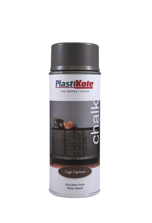 PlastiKote Chalk Spray Paint 400ml Caffe Espresso