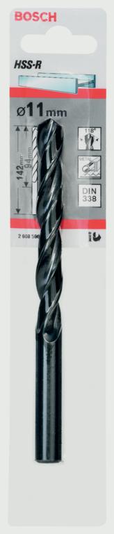 Bosch HSS Twist Point TEQ Drill Bit 11mm