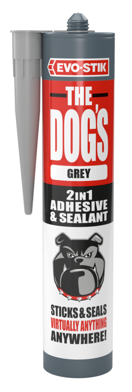 Evo-Stik The Dogs 2 In 1 Adhesive & Sealant 290ml Grey