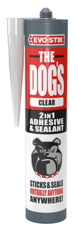 Evo-Stik The Dogs 2 In 1 Adhesive & Sealant 290ml Clear