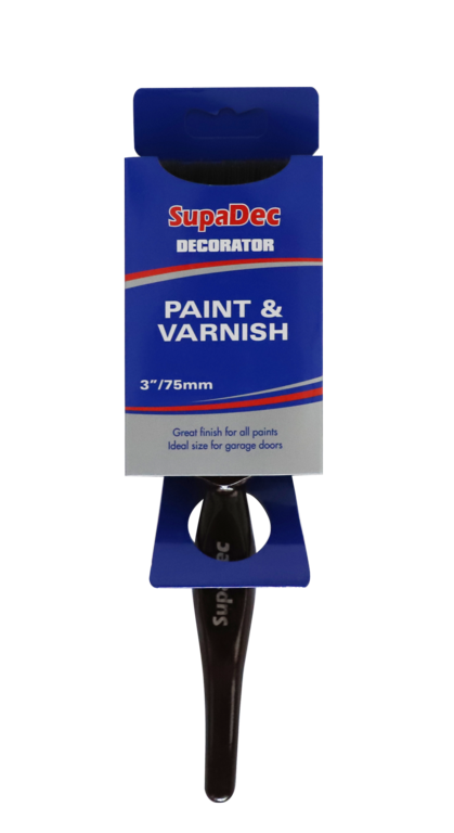 SupaDec Decorator Paint & Varnish Brush 3"/75mm