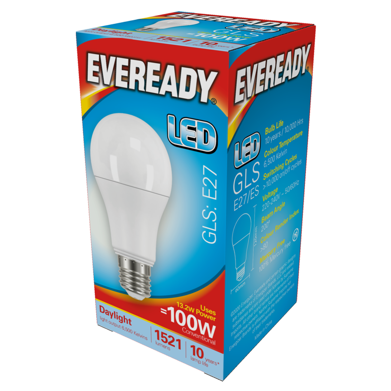 Eveready LED GLS 14w 1560lm Daylight 6500k E27