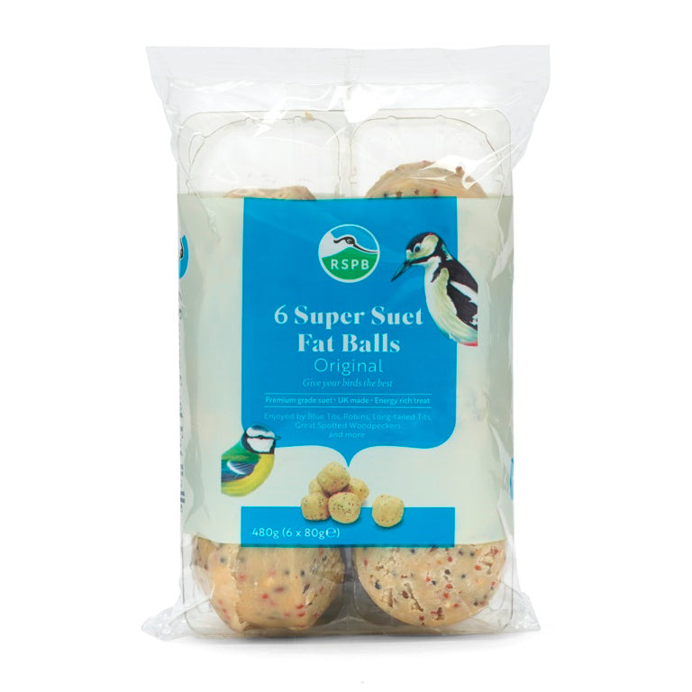 Rspb Super Suet Fat Balls Pack 6