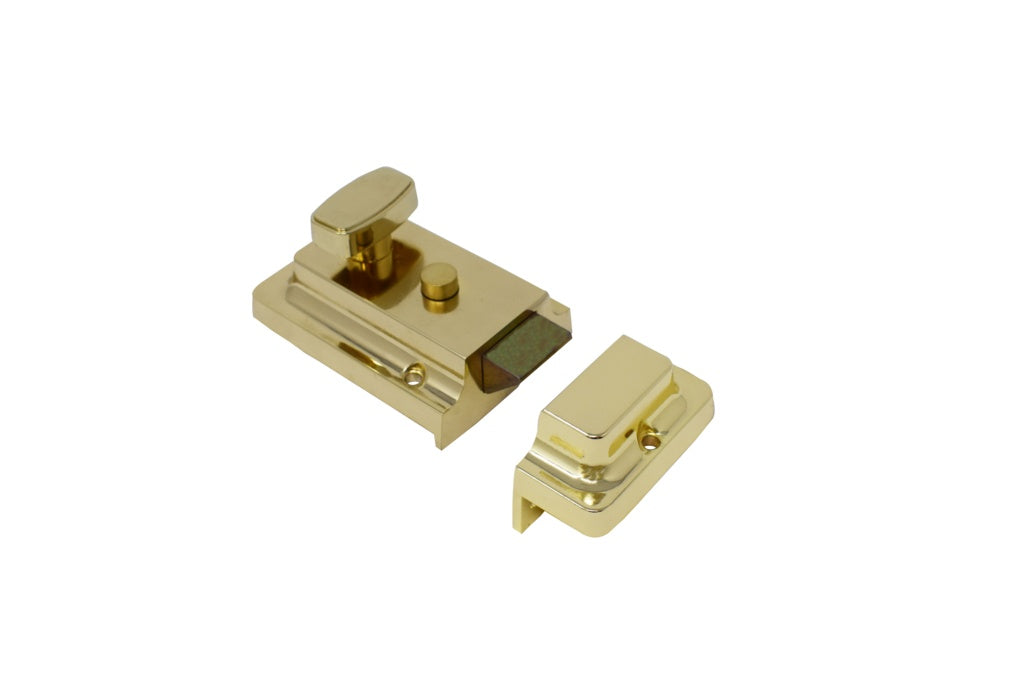 Yale Essentials Nightlatch Polished Brass