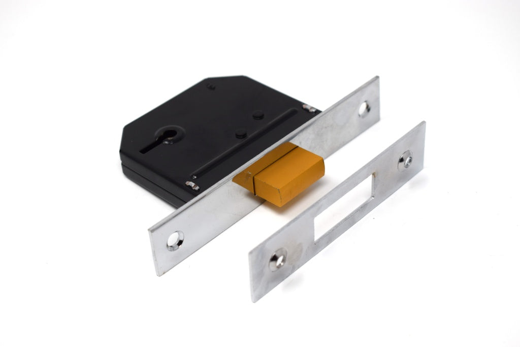 Yale Essentials 3 Lever Deadlock Chrome 64mm