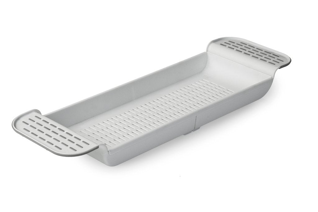 Blue Canyon Extendable Over Bath Rack White