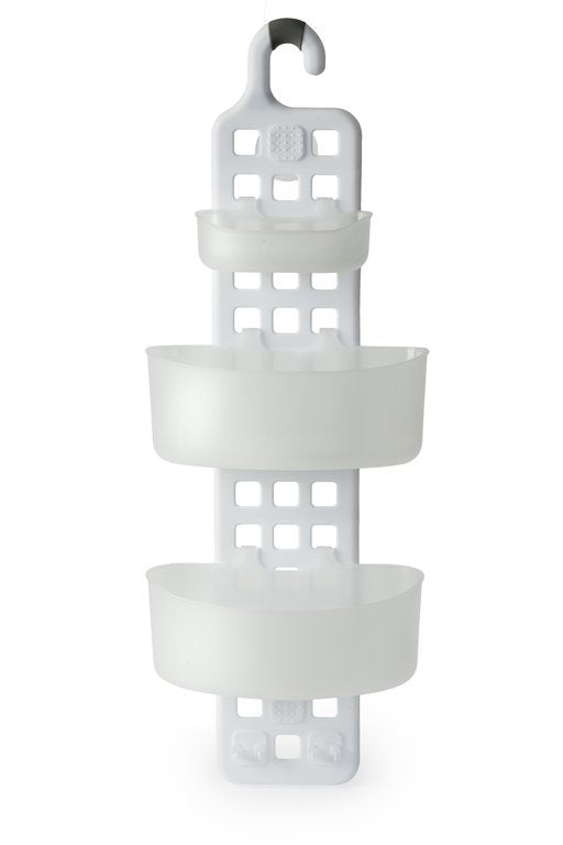 Blue Canyon Adjustable Hanging Shower Caddy White