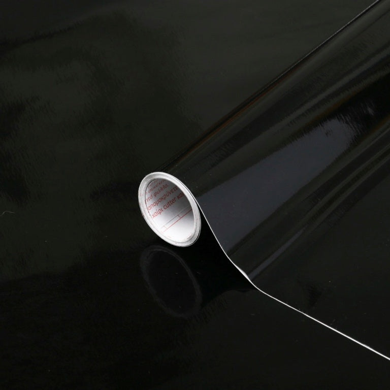 d-c-fix® Self Adhesive Film - Glossy Black 90cm x 15m