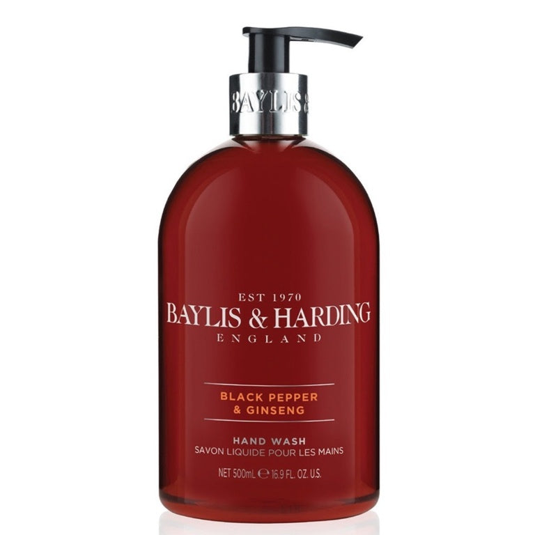 Baylis & Harding Hand Wash 500ml Black Pepper & Ginseng