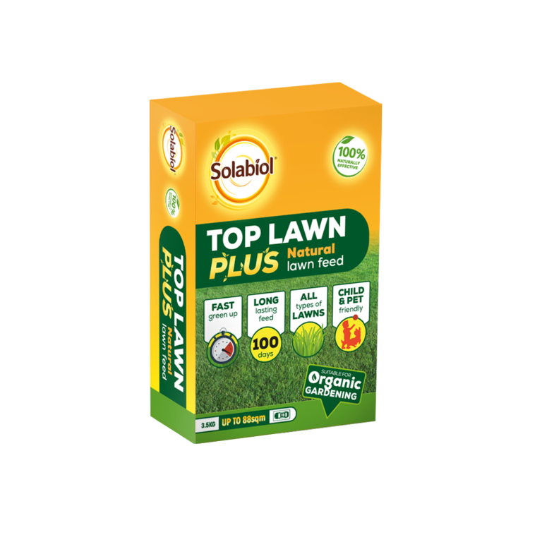 Solabiol Top Lawn Plus Natural Lawn Feed 3.5kg 88sqm
