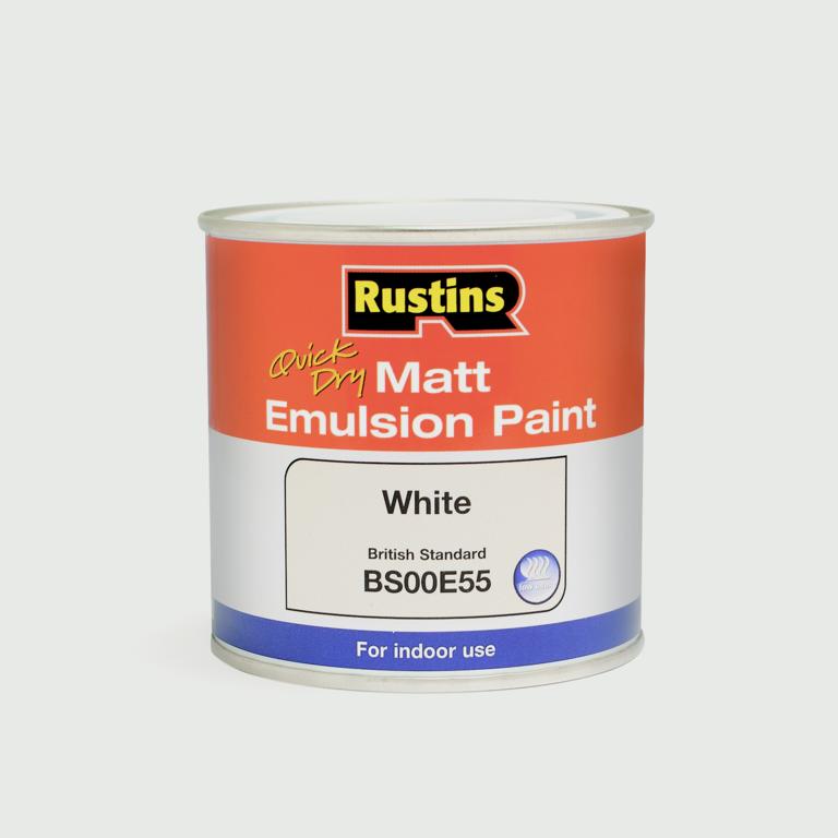 Rustins Matt Emulsion 500ml White